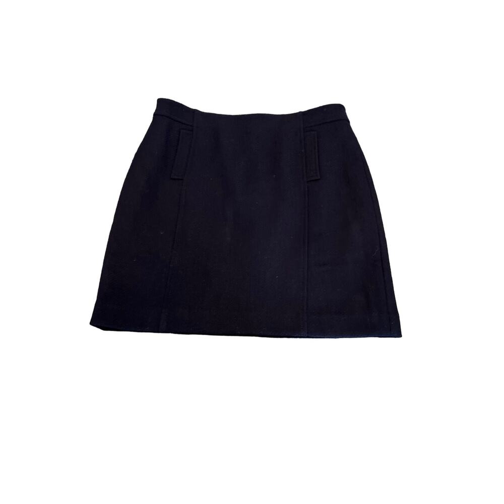 Talbots womens NWT skirt size 12p navy fully lined